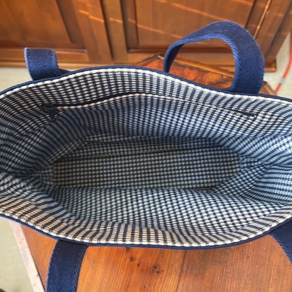 Small Navy Canvas Tote Bag - Picture 4 of 5